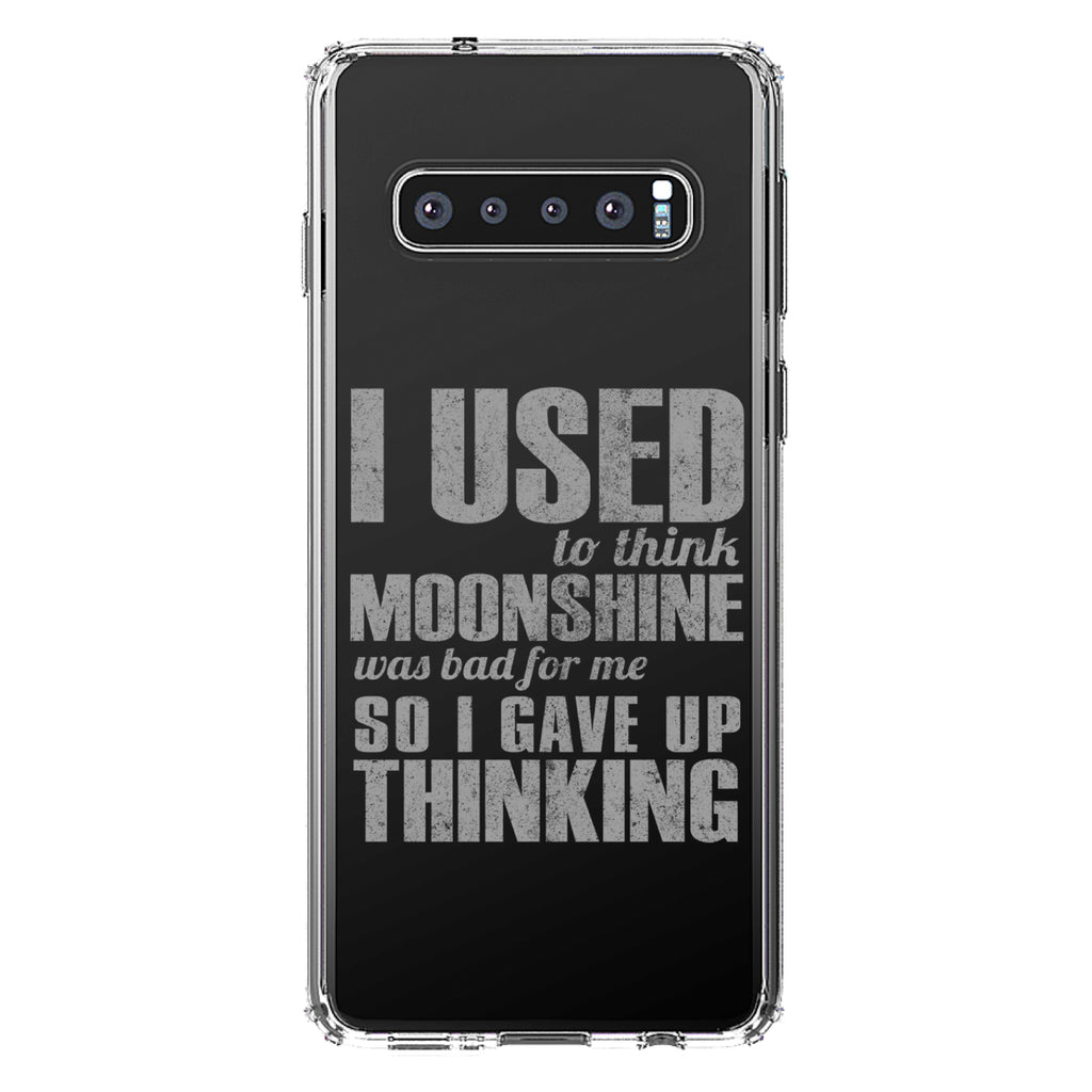 I Used to Think Moonshine Was Bad For Me Clear Shockproof iPhone Case, view 16