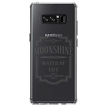 DistinctInk® Clear Shockproof Hybrid Case for Apple iPhone / Samsung Galaxy / Google Pixel - Moonshine - Water of Life