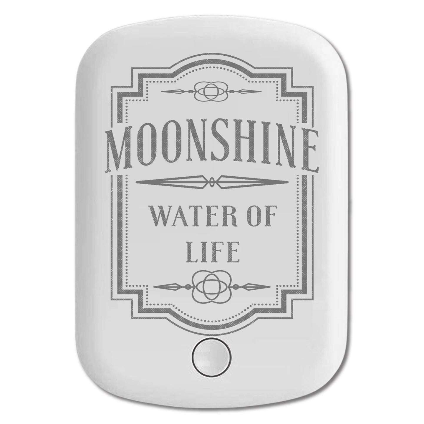 DistinctInk Magnetic Battery Pack, Wireless Portable Charger with USB-C Cable, Compatible with MagSafe iPhone 14 / 13 / 12 Series - Moonshine - Water of Life