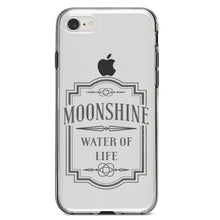 DistinctInk® Clear Shockproof Hybrid Case for Apple iPhone / Samsung Galaxy / Google Pixel - Moonshine - Water of Life