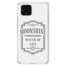 DistinctInk® Clear Shockproof Hybrid Case for Apple iPhone / Samsung Galaxy / Google Pixel - Moonshine - Water of Life