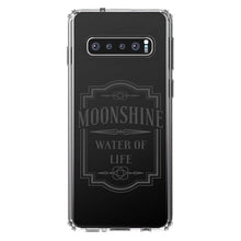 DistinctInk® Clear Shockproof Hybrid Case for Apple iPhone / Samsung Galaxy / Google Pixel - Moonshine - Water of Life