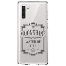 DistinctInk® Clear Shockproof Hybrid Case for Apple iPhone / Samsung Galaxy / Google Pixel - Moonshine - Water of Life