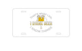 Custom Aluminum Decorative Vanity Front License Plate - I Drink Beer & I Know Things