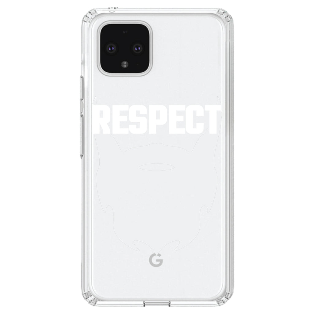 Respect the Beard Clear Shockproof iPhone Case, view 24