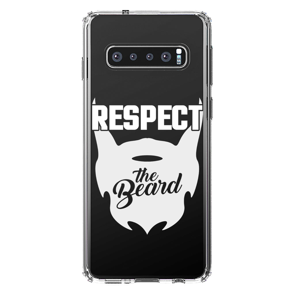 Respect the Beard Clear Shockproof iPhone Case, view 16