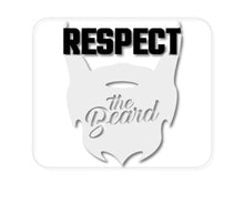 DistinctInk Custom Foam Rubber Mouse Pad - 1/4" Thick - Respect the Beard
