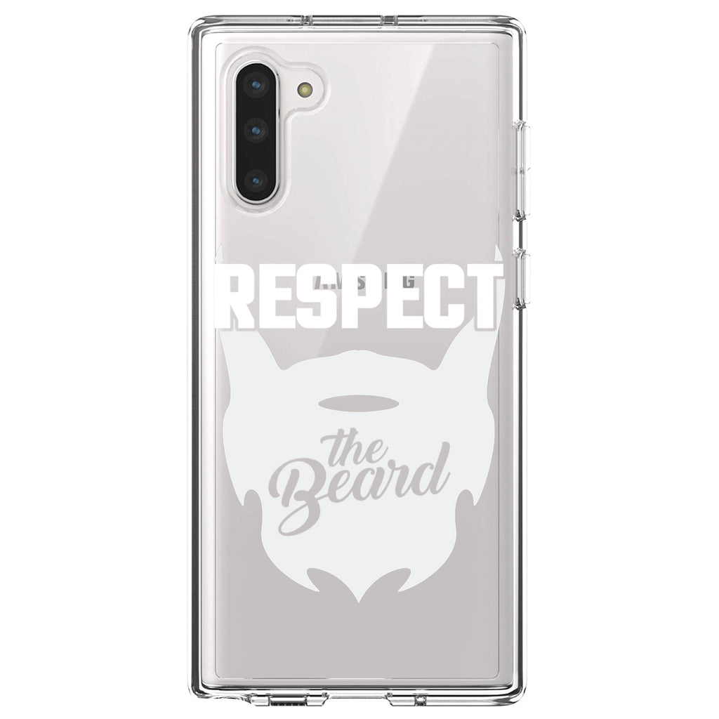 Respect the Beard Clear Shockproof iPhone Case, view 9
