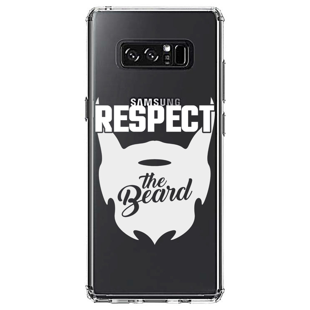 Respect the Beard Clear Shockproof iPhone Case, view 12