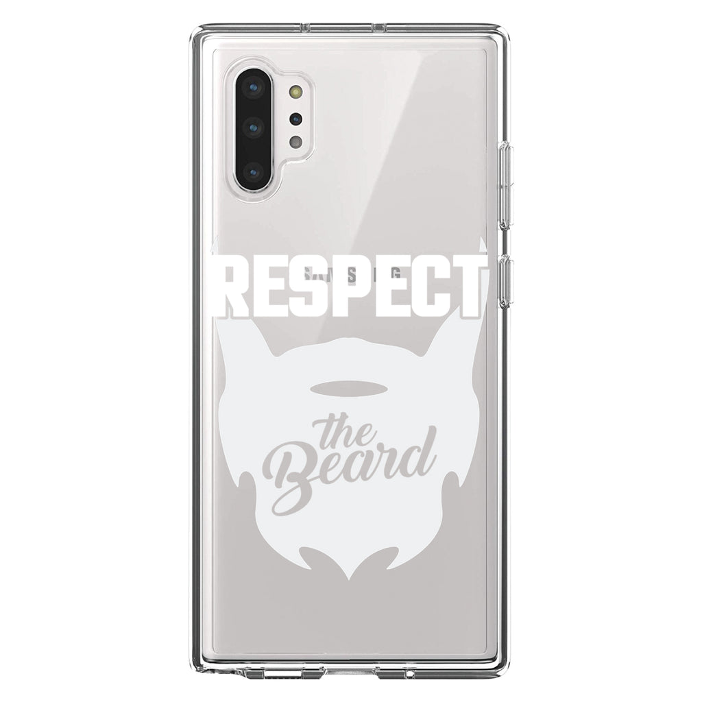 Respect the Beard Clear Shockproof iPhone Case, view 10