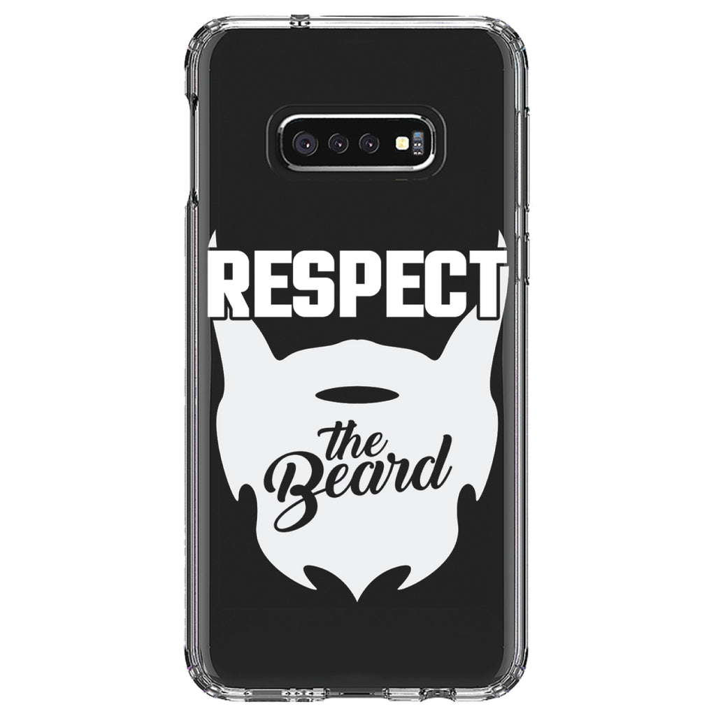 Respect the Beard Clear Shockproof iPhone Case, view 18