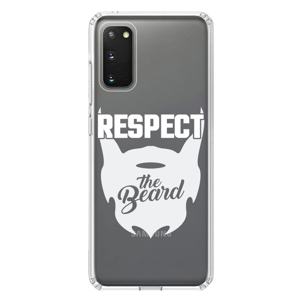 Respect the Beard Clear Shockproof iPhone Case, view 13