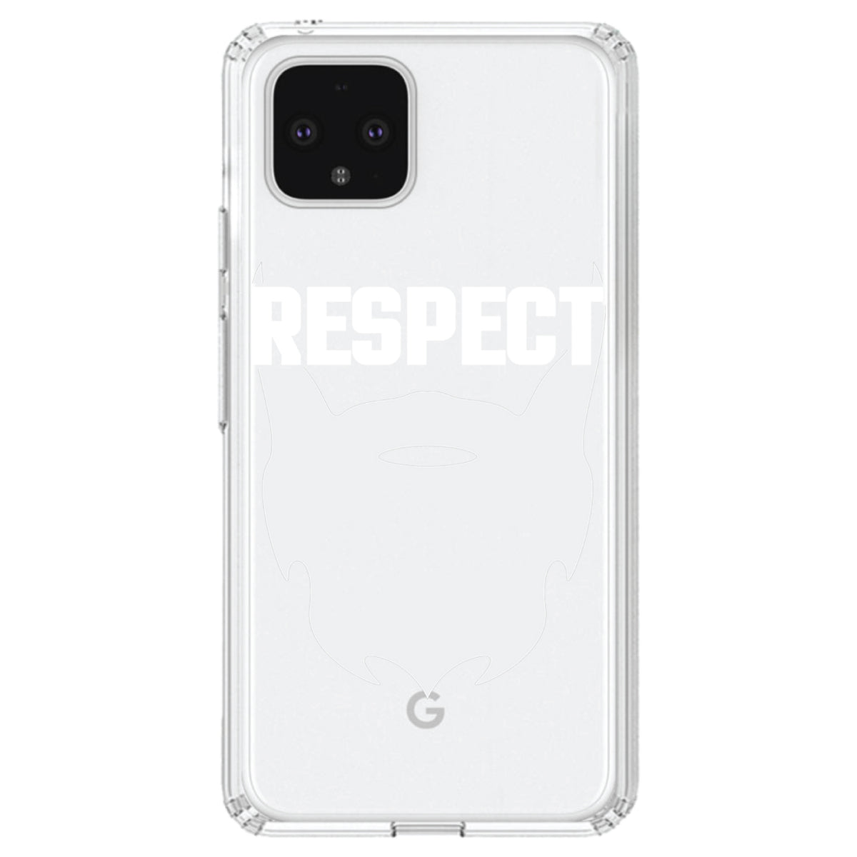 Respect the Beard Clear Shockproof iPhone Case, view 23