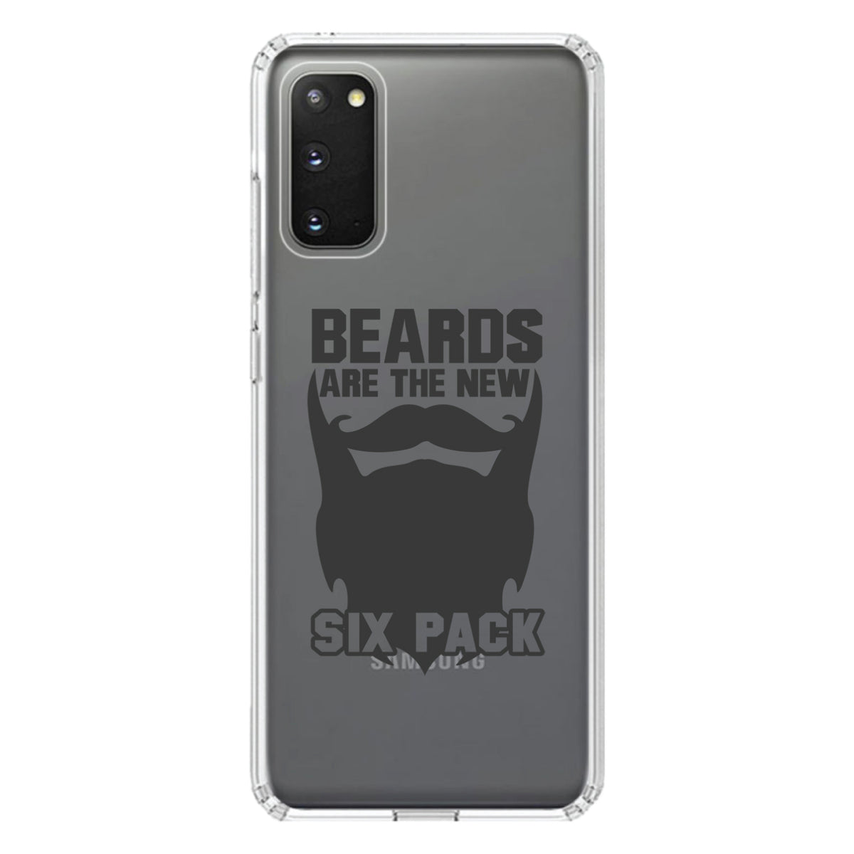 Beards are the New Six Pack Clear Shockproof iPhone Case, view 14