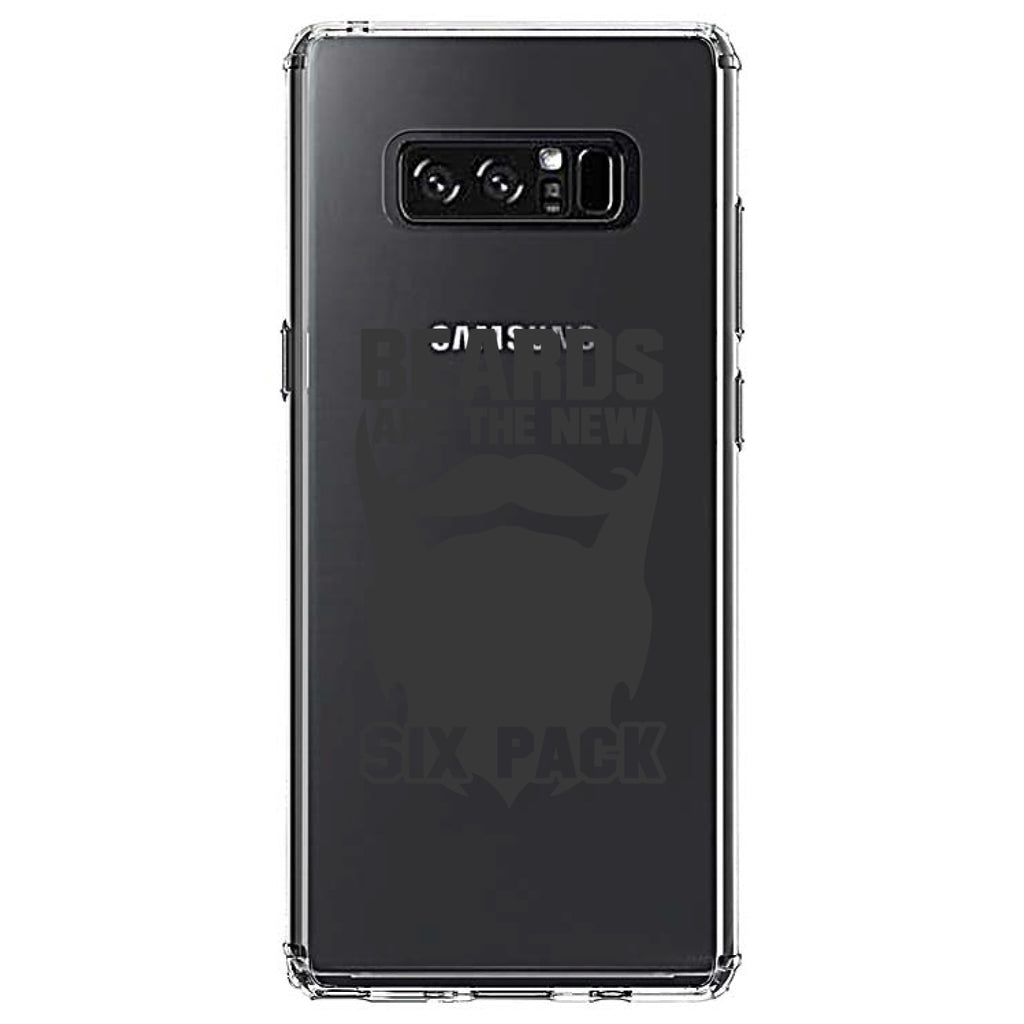 Beards are the New Six Pack Clear Shockproof iPhone Case, view 12