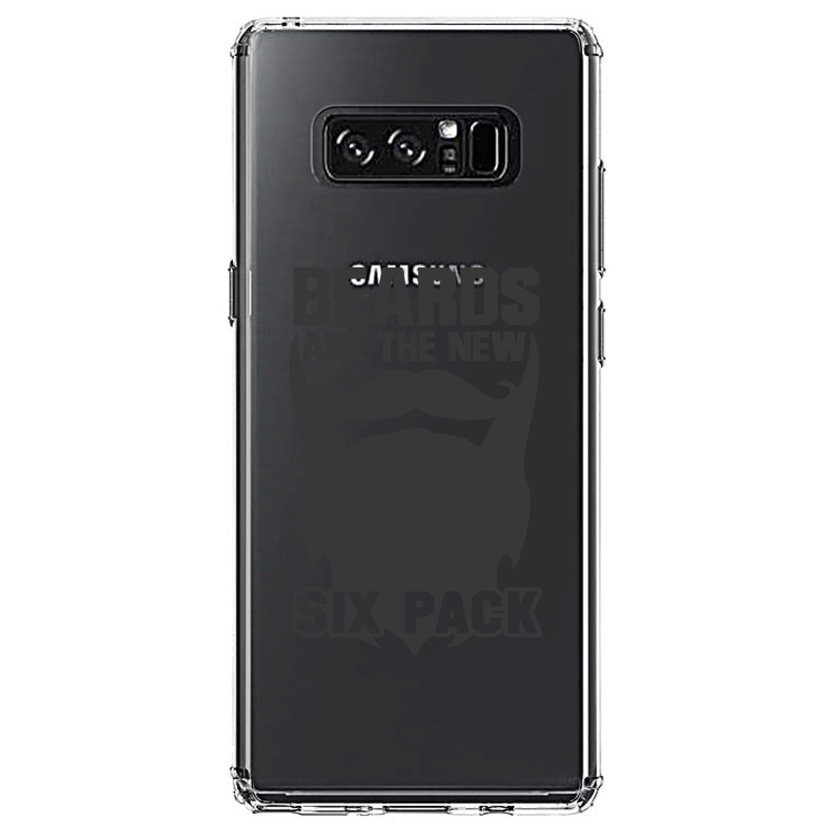 Beards are the New Six Pack Clear Shockproof iPhone Case, view 12