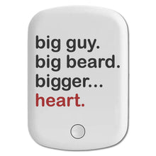 DistinctInk Magnetic Battery Pack, Wireless Portable Charger with USB-C Cable, Compatible with MagSafe iPhone 14 / 13 / 12 Series - Big Guy.  Big Beard.  Bigger… Heart.