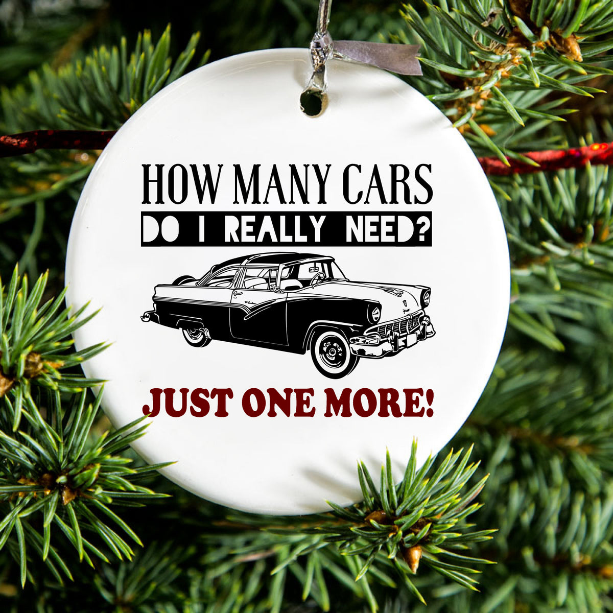 How Many Cars Do I Need? Just One More Ceramic Ornament, view 2