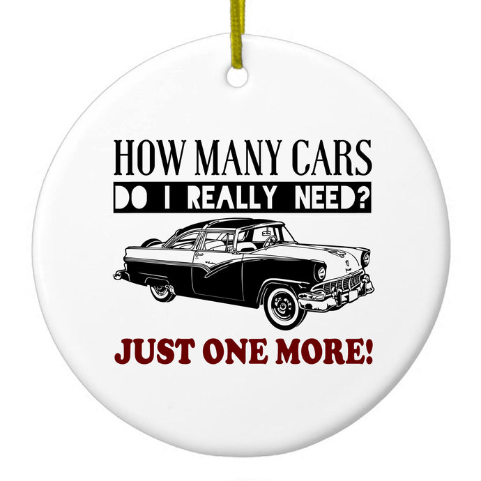 How Many Cars Do I Need?  Just One More Ceramic Ornament