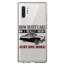 DistinctInk® Clear Shockproof Hybrid Case for Apple iPhone / Samsung Galaxy / Google Pixel - How Many Cars Do I Need?  Just One More