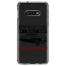 DistinctInk® Clear Shockproof Hybrid Case for Apple iPhone / Samsung Galaxy / Google Pixel - How Many Cars Do I Need?  Just One More