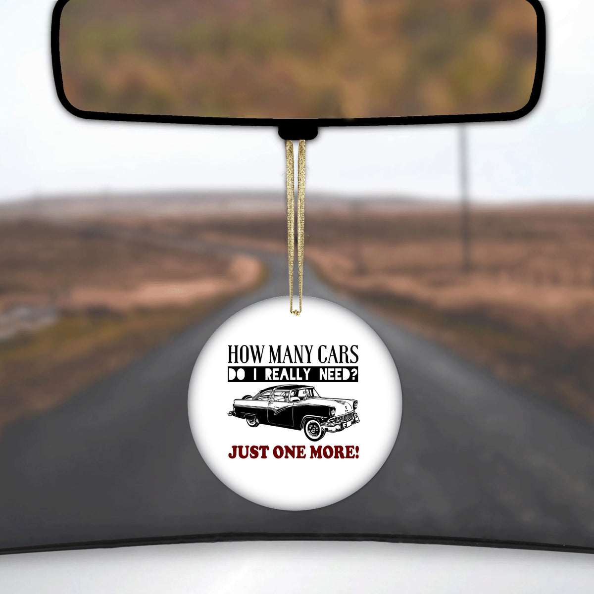 How Many Cars Do I Need? Just One More Ceramic Ornament, view 3