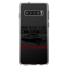 DistinctInk® Clear Shockproof Hybrid Case for Apple iPhone / Samsung Galaxy / Google Pixel - How Many Cars Do I Need?  Just One More