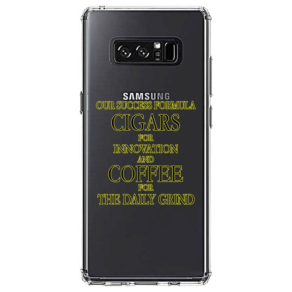 Success Formula, Cigars & Coffee Clear Shockproof iPhone Case, view 12