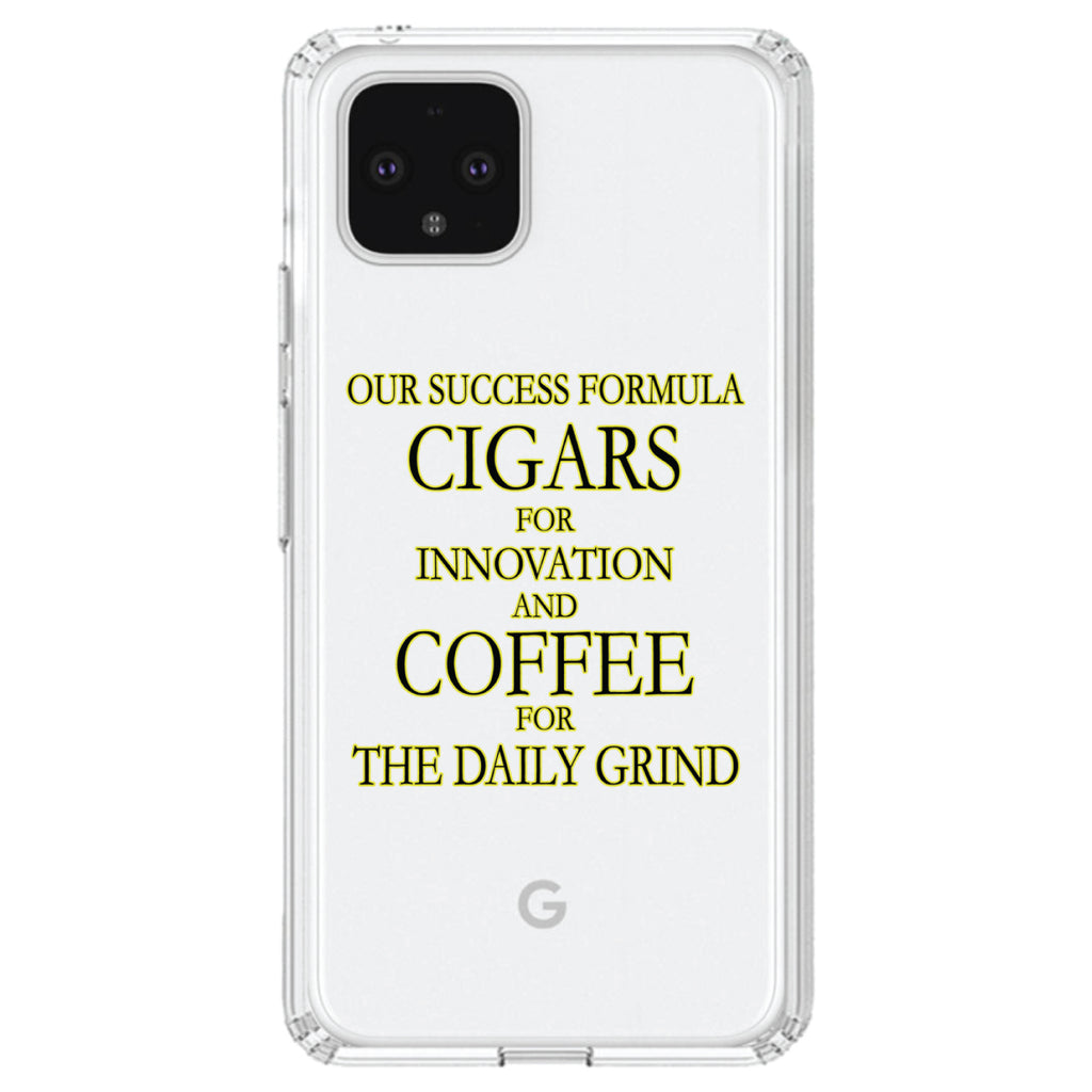 Success Formula, Cigars & Coffee Clear Shockproof iPhone Case, view 24