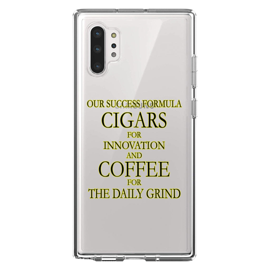 Success Formula, Cigars & Coffee Clear Shockproof iPhone Case, view 10