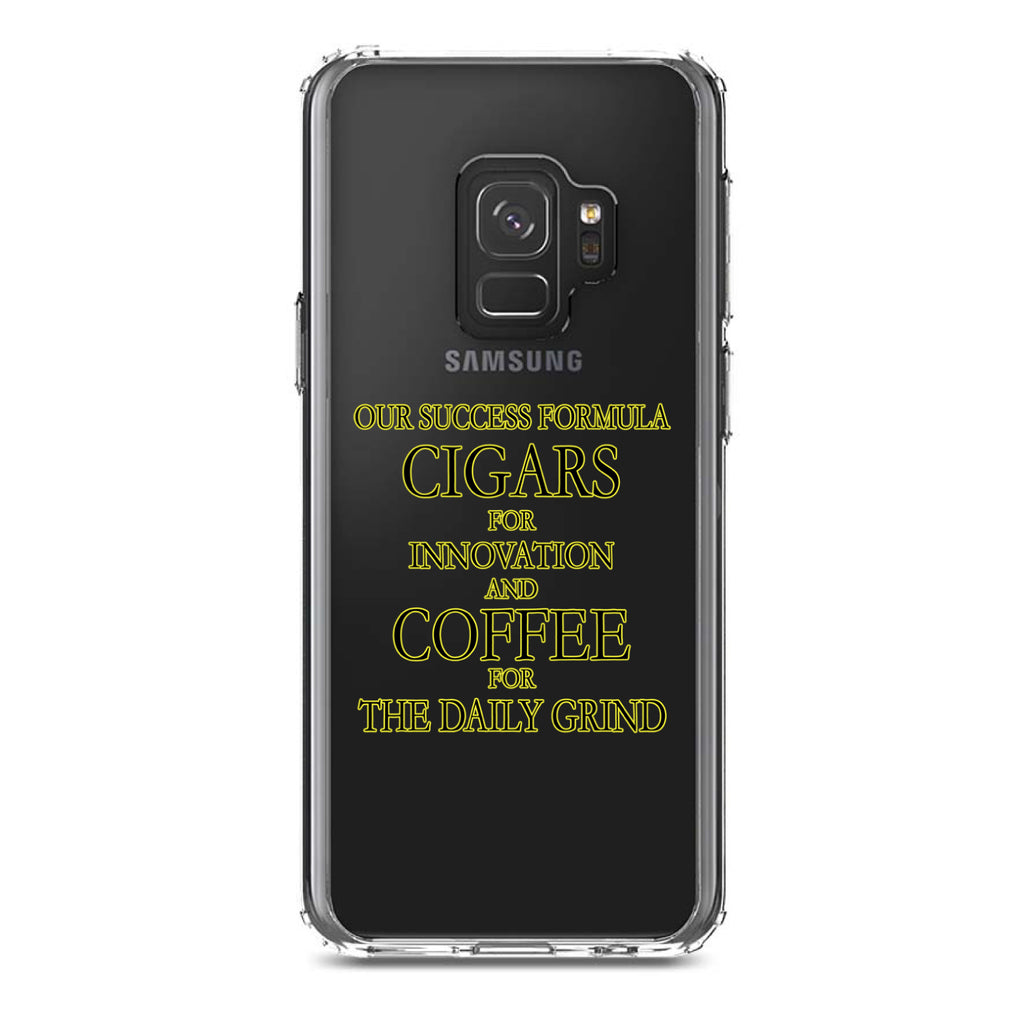 Success Formula, Cigars & Coffee Clear Shockproof iPhone Case, view 19