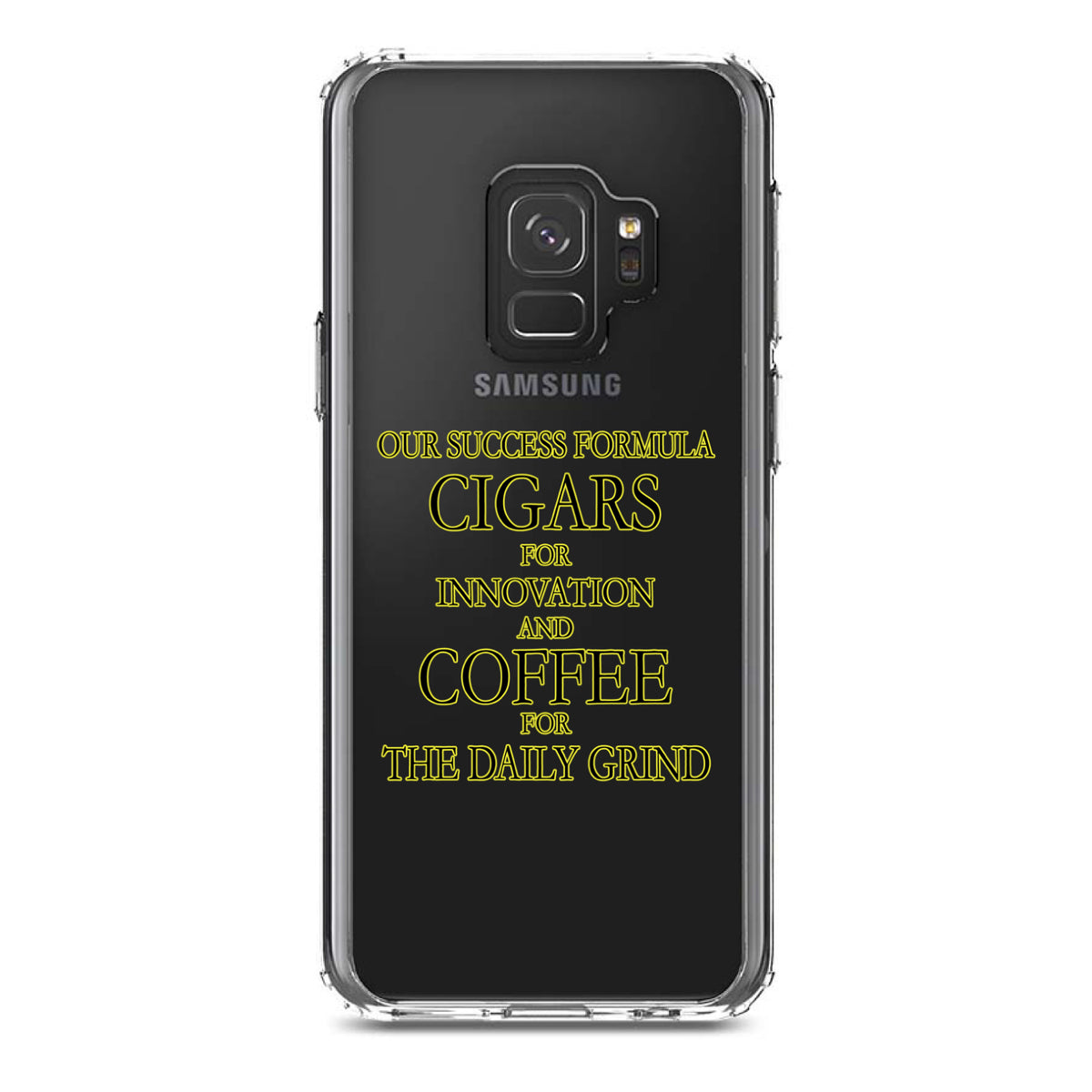 Success Formula, Cigars & Coffee Clear Shockproof iPhone Case, view 19