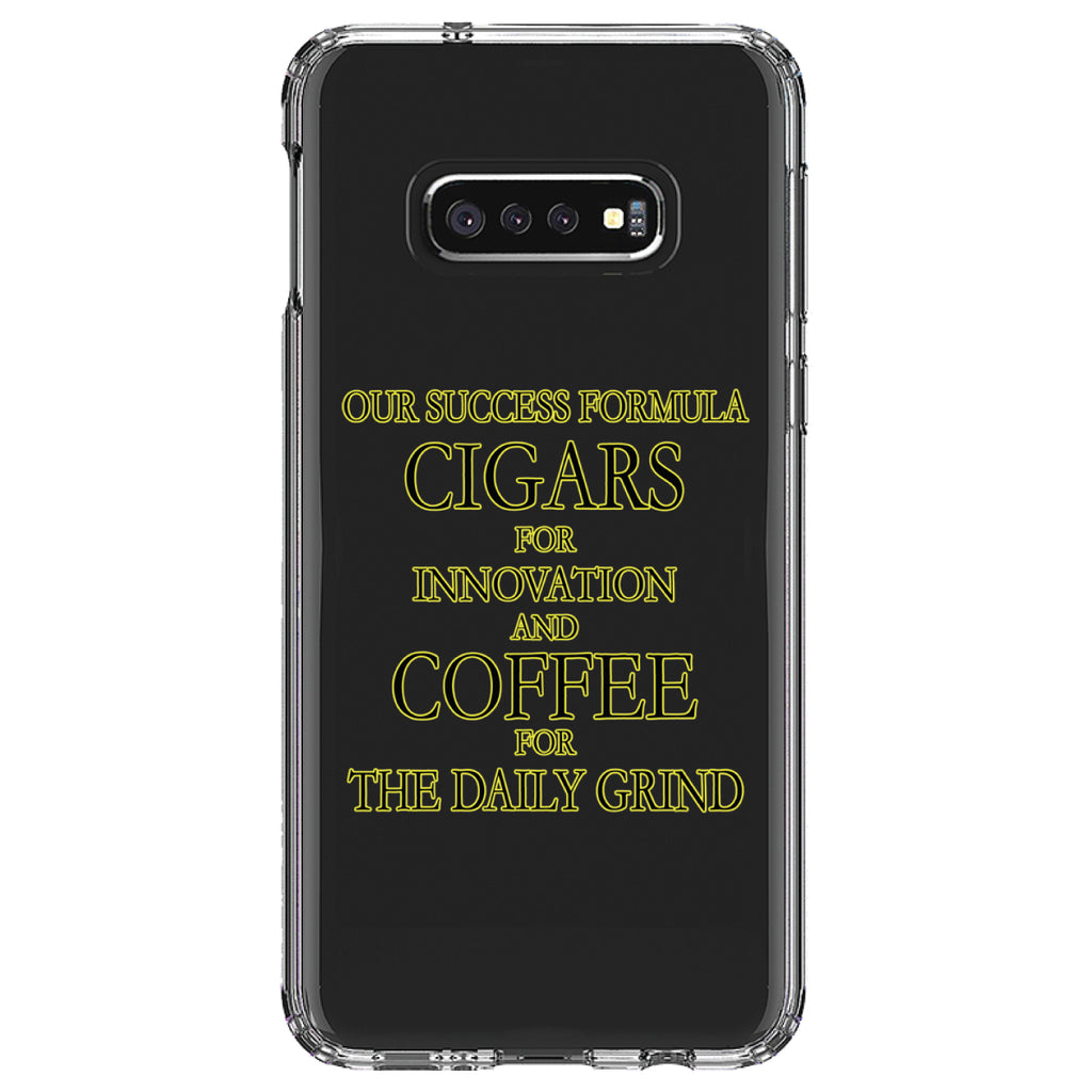 Success Formula, Cigars & Coffee Clear Shockproof iPhone Case, view 18