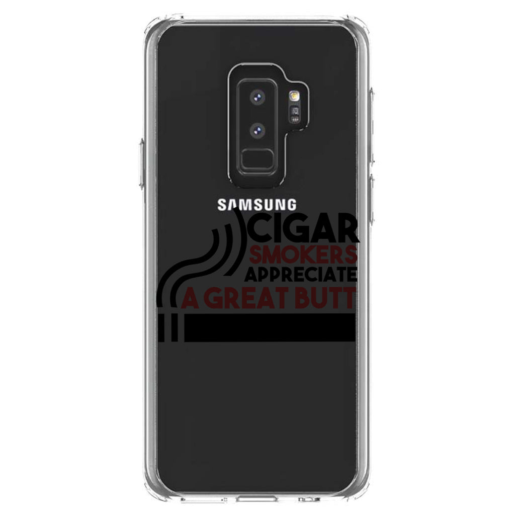 Cigar Smokers Appreciate a Great Butt Clear Shockproof iPhone Case, view 20