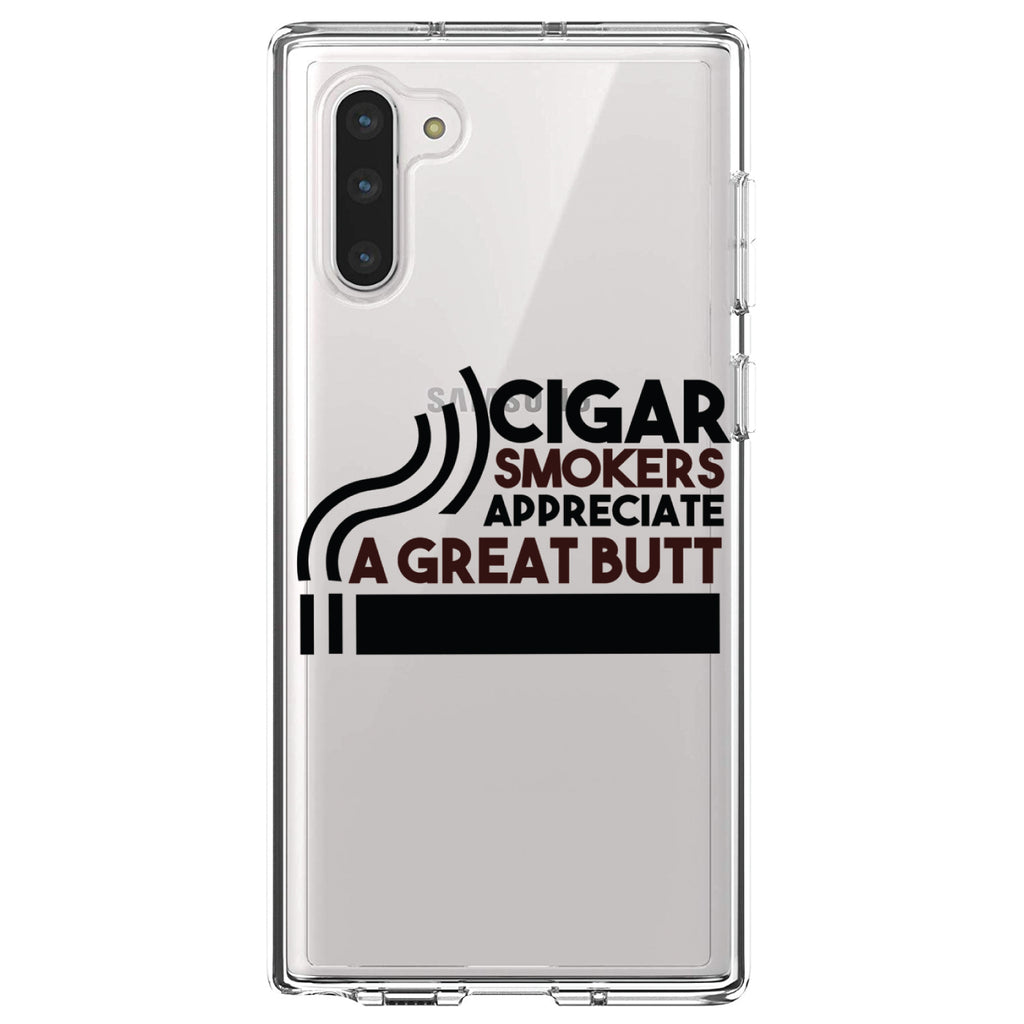 Cigar Smokers Appreciate a Great Butt Clear Shockproof iPhone Case, view 9