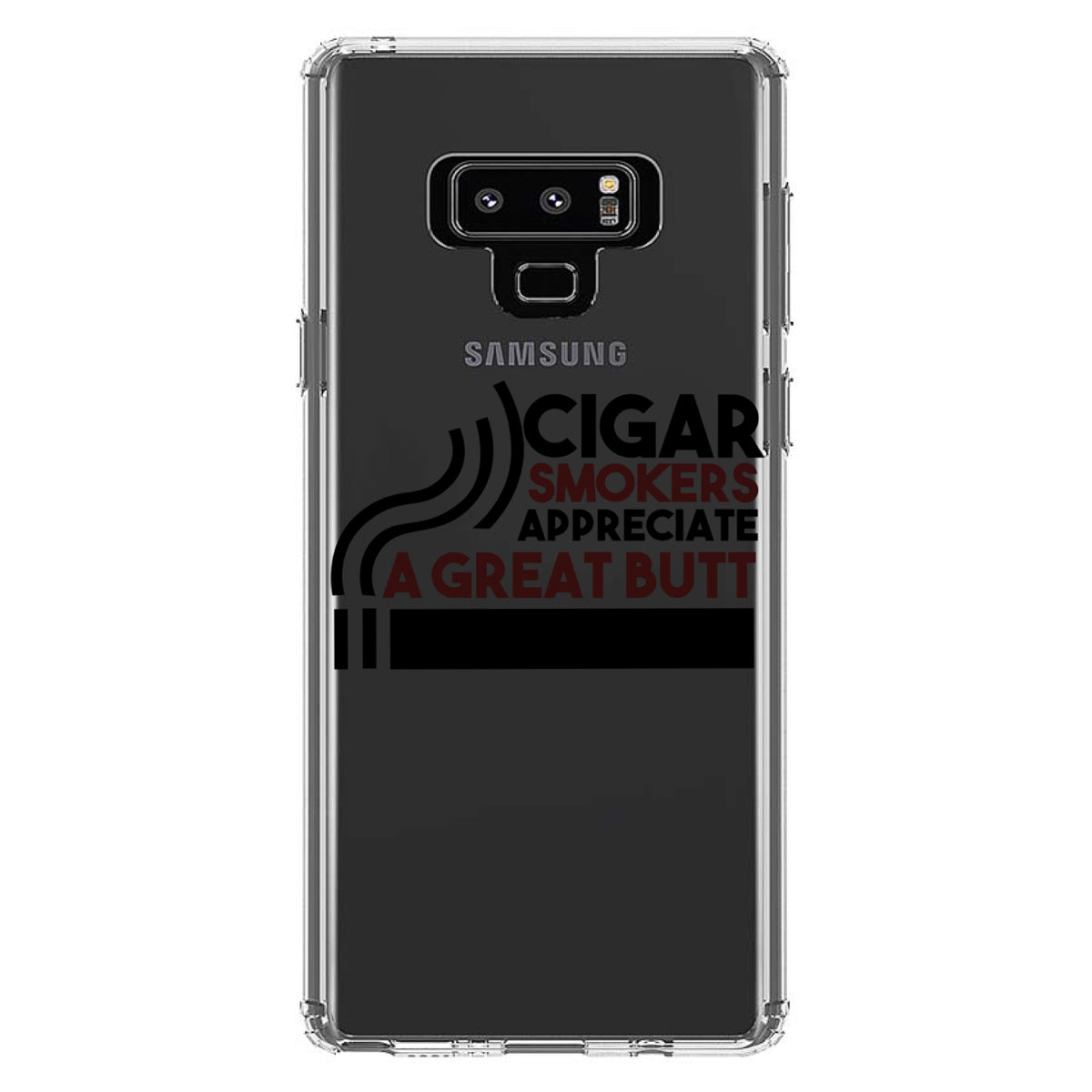 Cigar Smokers Appreciate a Great Butt Clear Shockproof iPhone Case, view 11