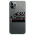 Cigar Smokers Appreciate a Great Butt Clear Shockproof iPhone Case