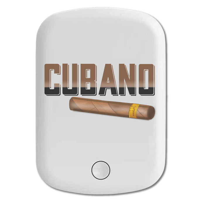 DistinctInk Magnetic Battery Pack, Wireless Portable Charger with USB-C Cable, Compatible with MagSafe iPhone 14 / 13 / 12 Series - Cubano.  Cigars