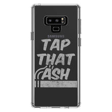 DistinctInk® Clear Shockproof Hybrid Case for Apple iPhone / Samsung Galaxy / Google Pixel - Tap That Ash - Cigars