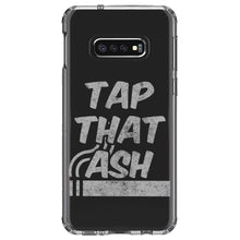 DistinctInk® Clear Shockproof Hybrid Case for Apple iPhone / Samsung Galaxy / Google Pixel - Tap That Ash - Cigars