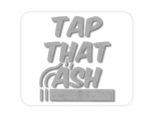 DistinctInk Custom Foam Rubber Mouse Pad - 1/4" Thick - Tap That Ash - Cigars