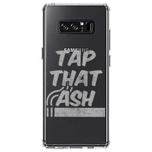 DistinctInk® Clear Shockproof Hybrid Case for Apple iPhone / Samsung Galaxy / Google Pixel - Tap That Ash - Cigars