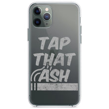 DistinctInk® Clear Shockproof Hybrid Case for Apple iPhone / Samsung Galaxy / Google Pixel - Tap That Ash - Cigars