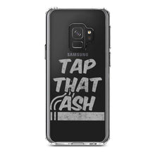DistinctInk® Clear Shockproof Hybrid Case for Apple iPhone / Samsung Galaxy / Google Pixel - Tap That Ash - Cigars