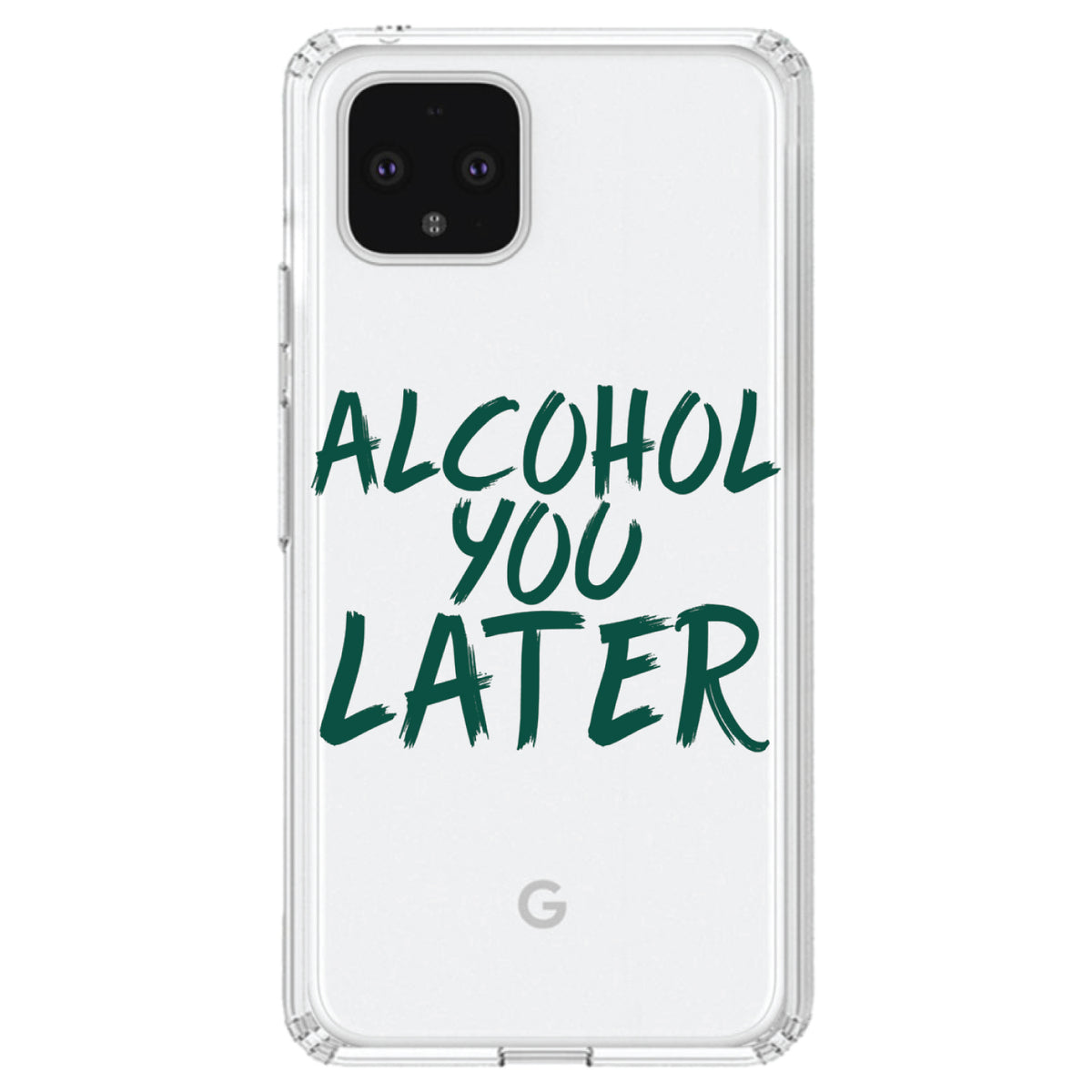 Alcohol You Later Clear Shockproof iPhone Case, view 23
