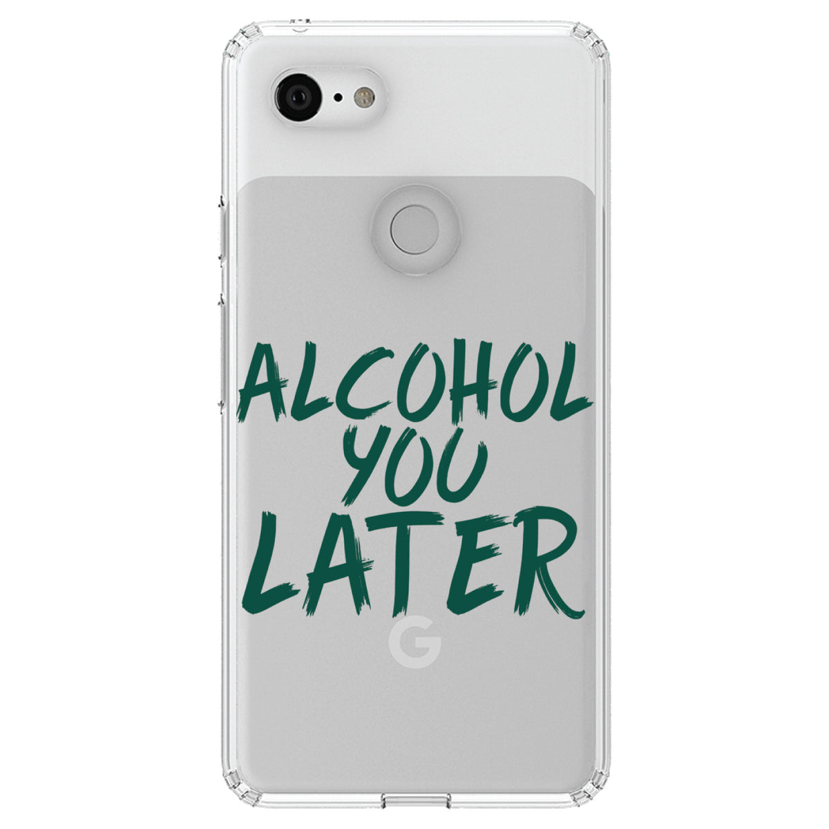 Alcohol You Later Clear Shockproof iPhone Case, view 21