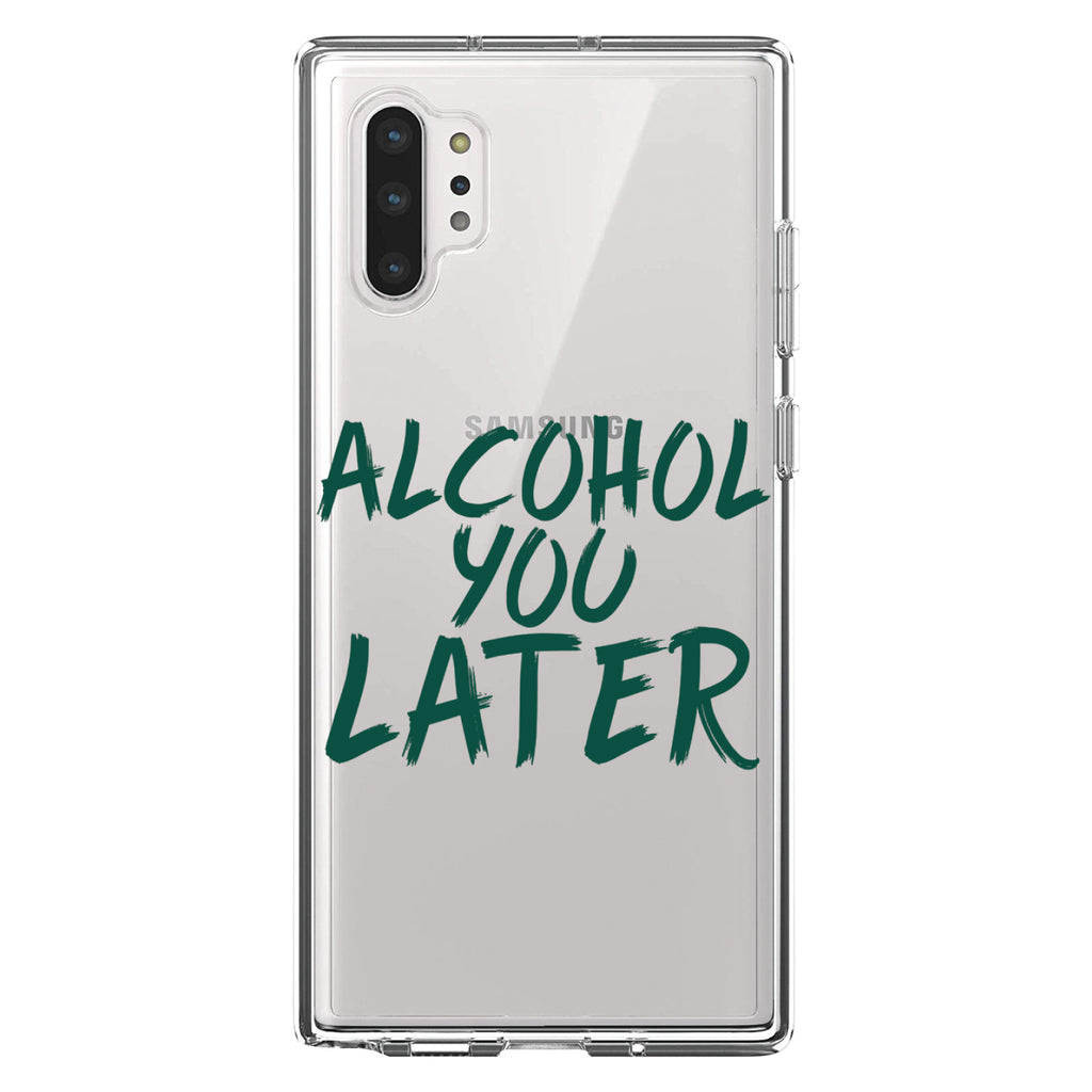 Alcohol You Later Clear Shockproof iPhone Case, view 10