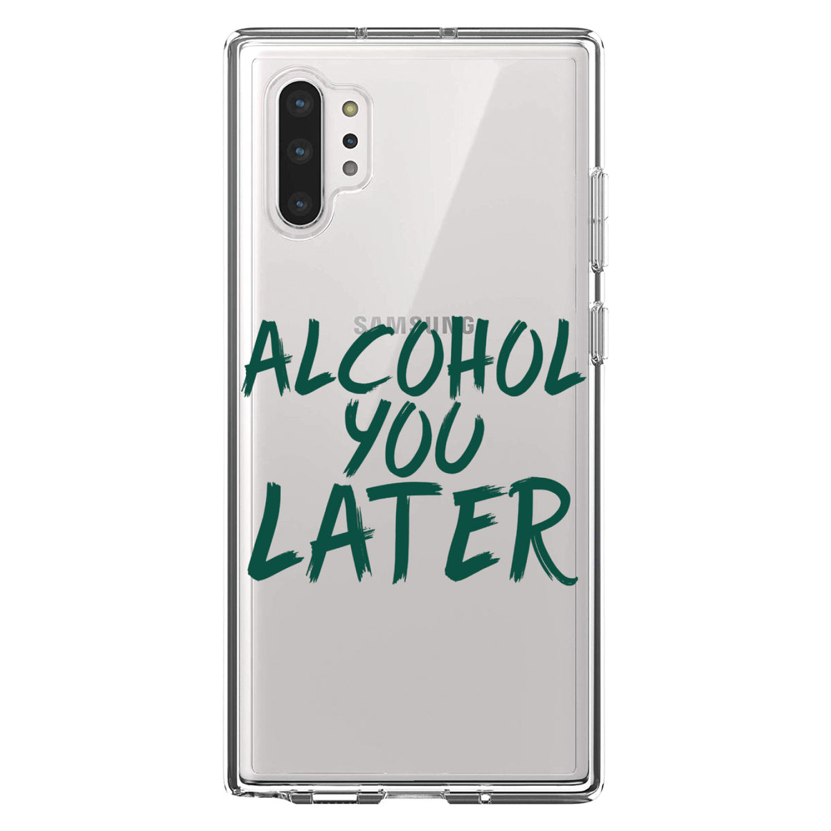 Alcohol You Later Clear Shockproof iPhone Case, view 10