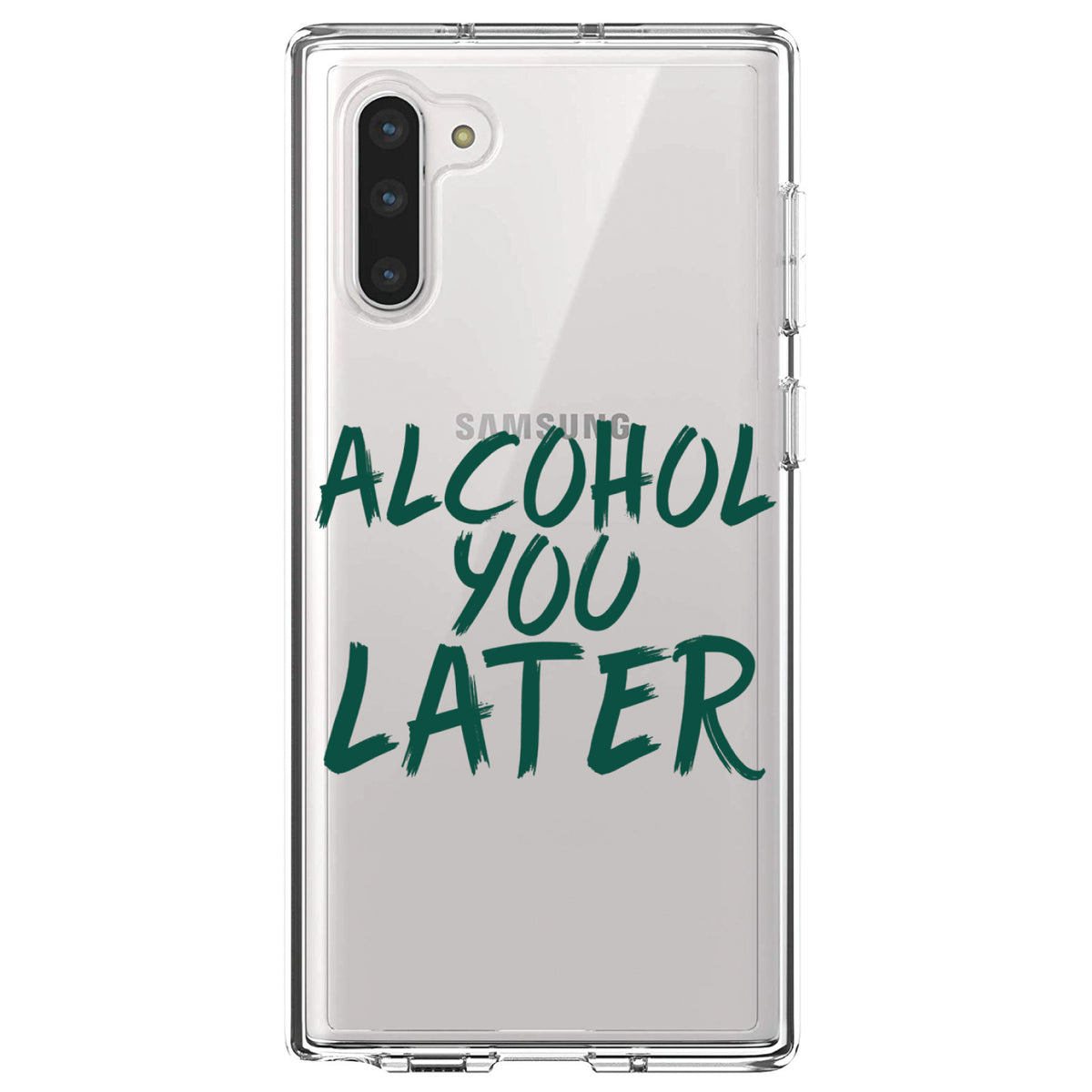 Alcohol You Later Clear Shockproof iPhone Case, view 9