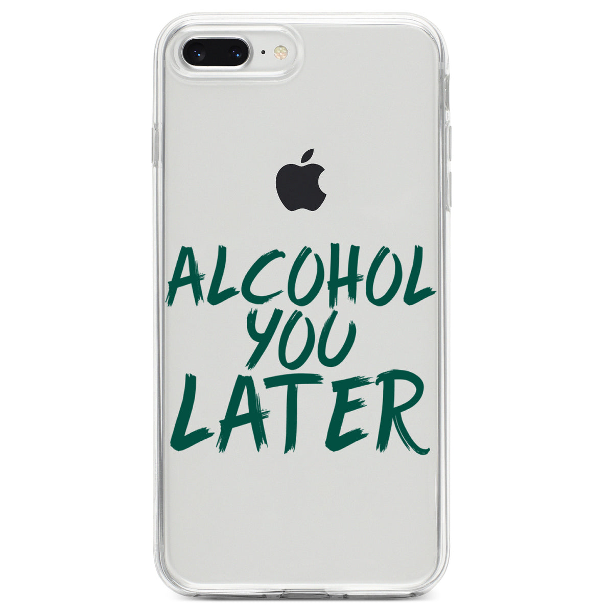 Alcohol You Later Clear Shockproof iPhone Case, view 6